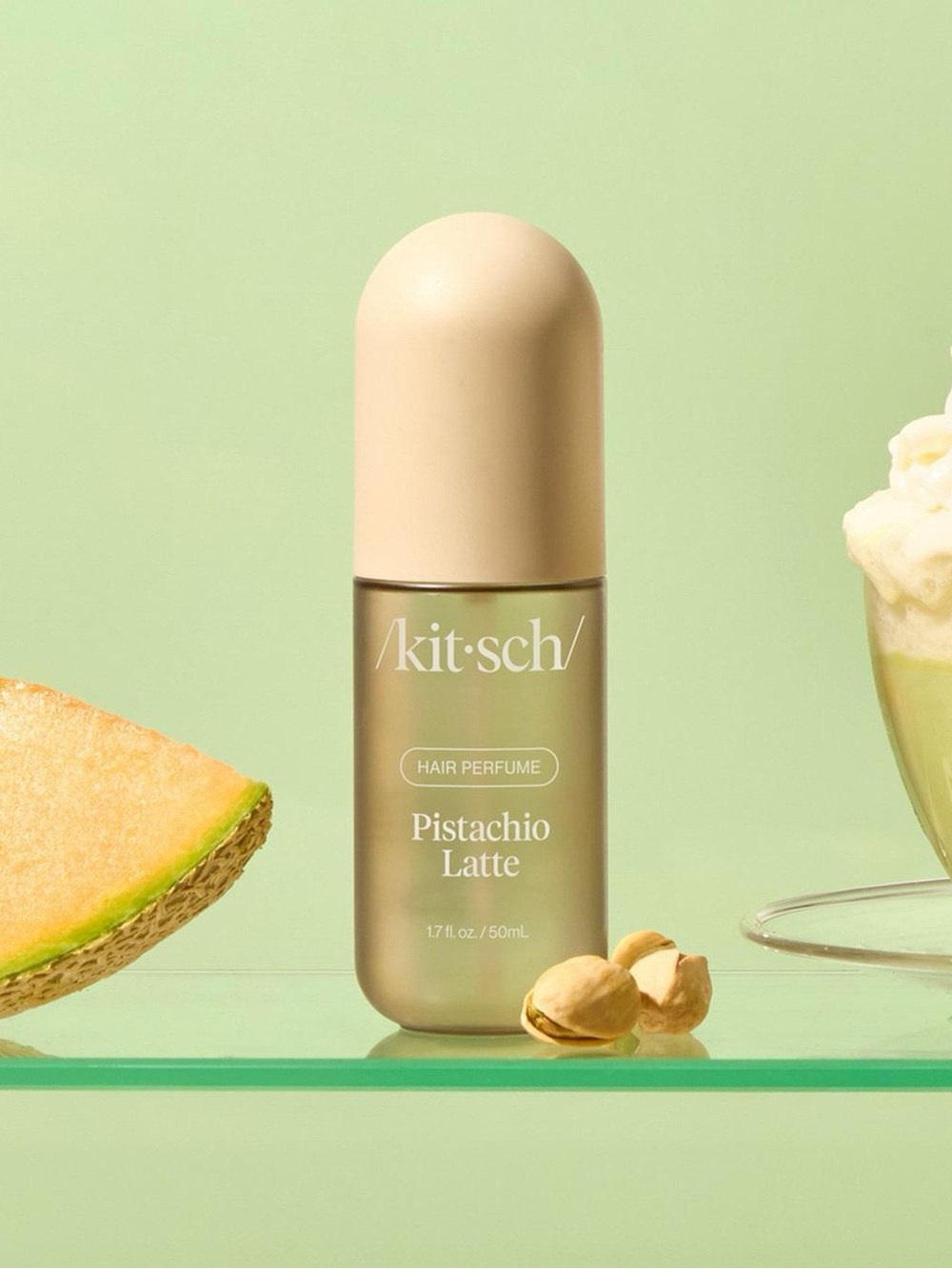 BRAND NEW IN BOX kitsch Pistachio Latte Hair Perfume and body mist spray